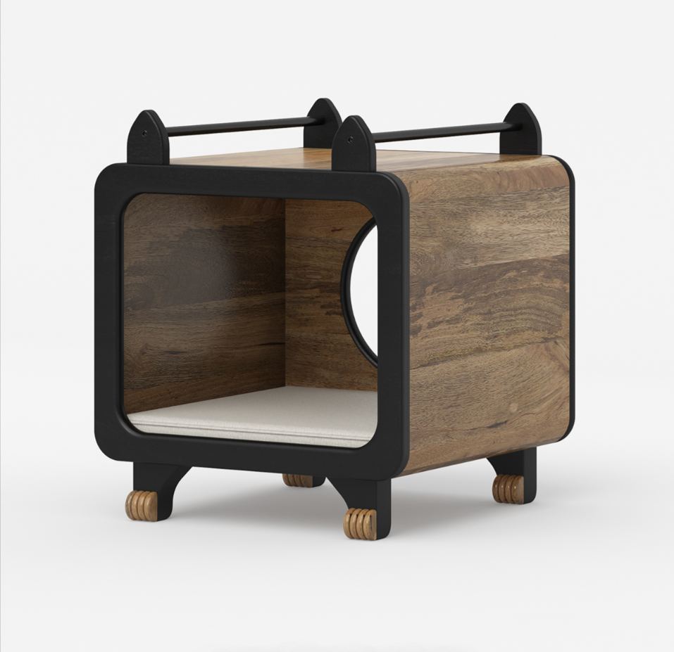 PawPaw Solid Wood Hut Bed