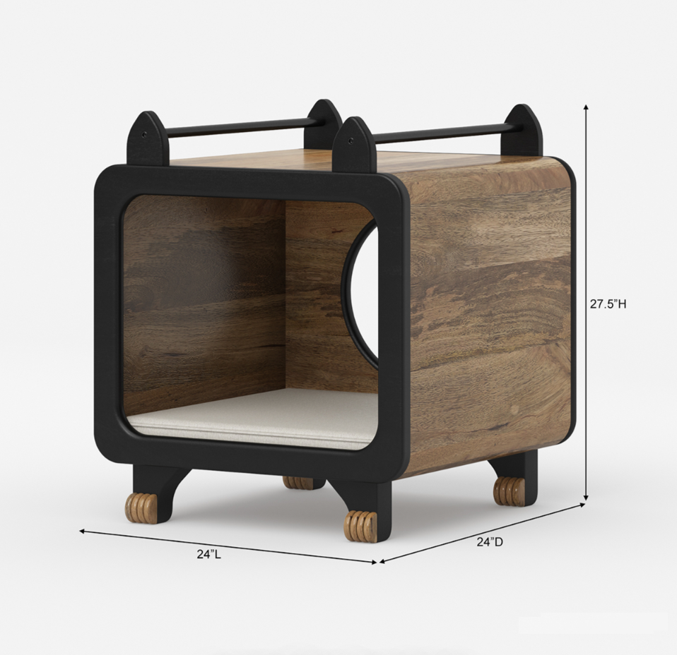 PawPaw Solid Wood Hut Bed