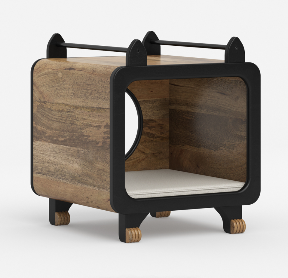 PawPaw Solid Wood Hut Bed