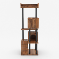 Pawnest Hut in Solid Wood & Metal