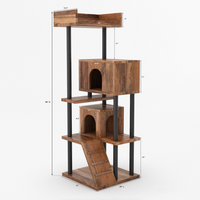 Pawnest Hut in Solid Wood & Metal