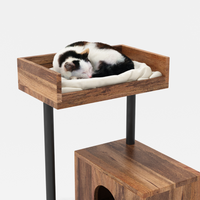 Pawnest Hut in Solid Wood & Metal