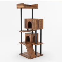 Pawnest Hut in Solid Wood & Metal