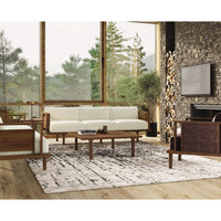 Sierra 3 Seater Upholstered Sofa in Solid Wood frame For Living Room