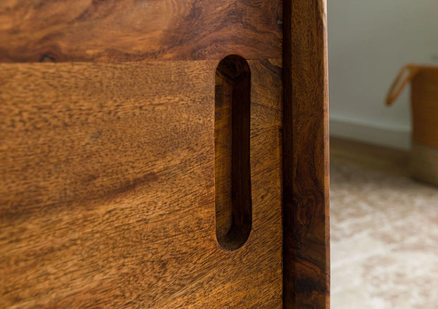 Solid Wood Coffee Table with Storage