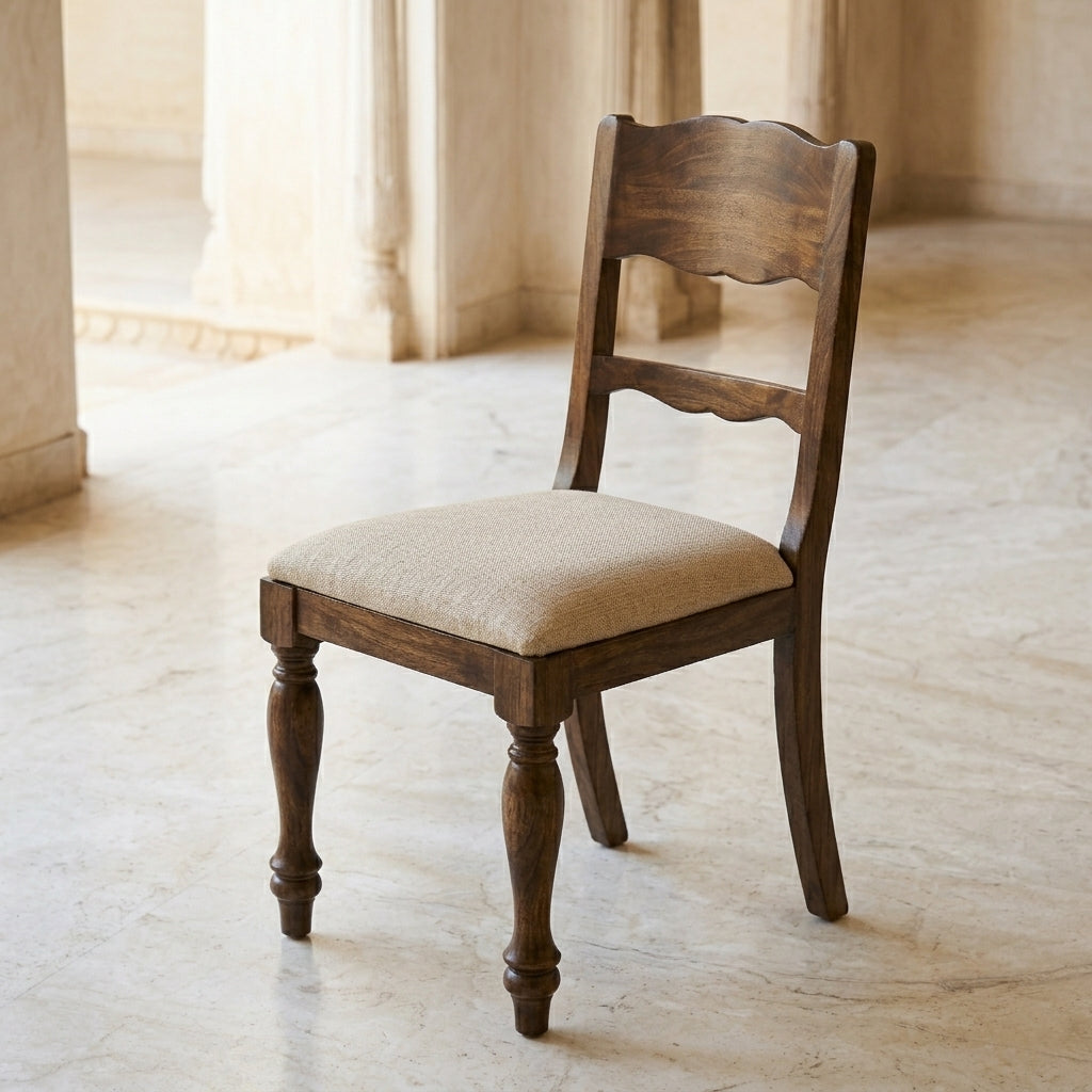 The Sanjhi Dining Set – Handcrafted Solid Mango Wood