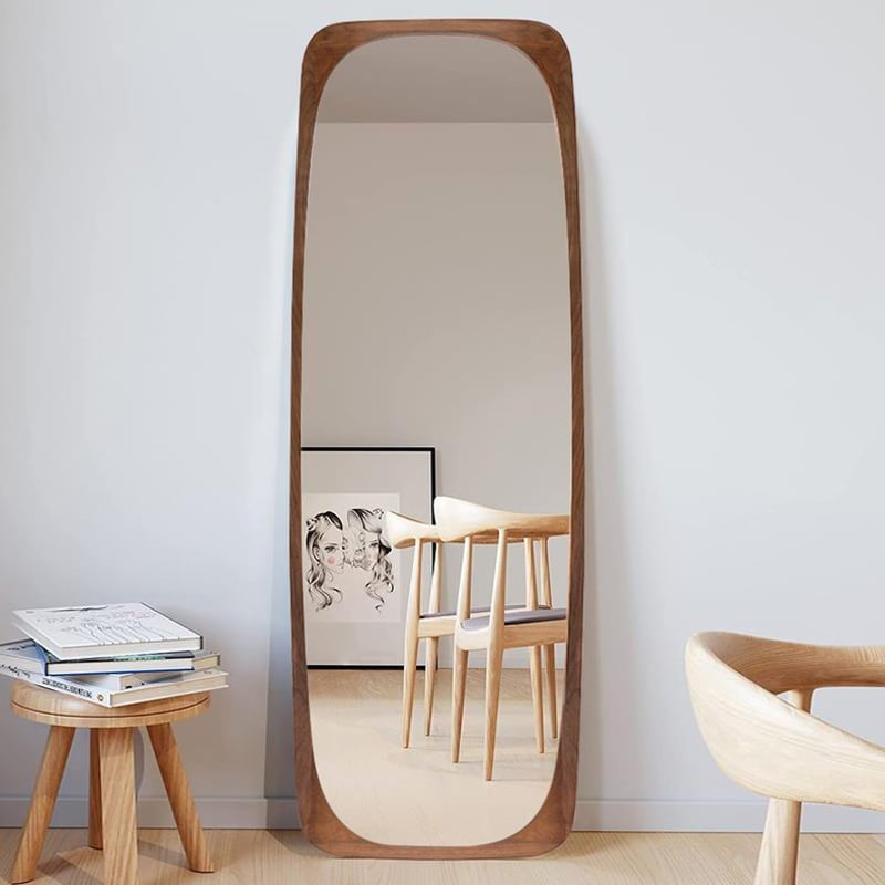 Natural Edge Rectangle  Full-Length Leaning Mirror (69"x20")