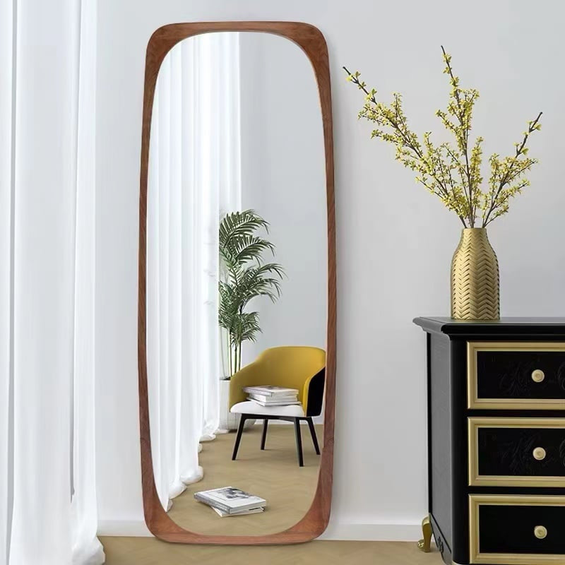 Natural Edge Rectangle  Full-Length Leaning Mirror (69"x20")
