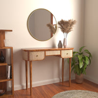 Curve Rattan Console Table