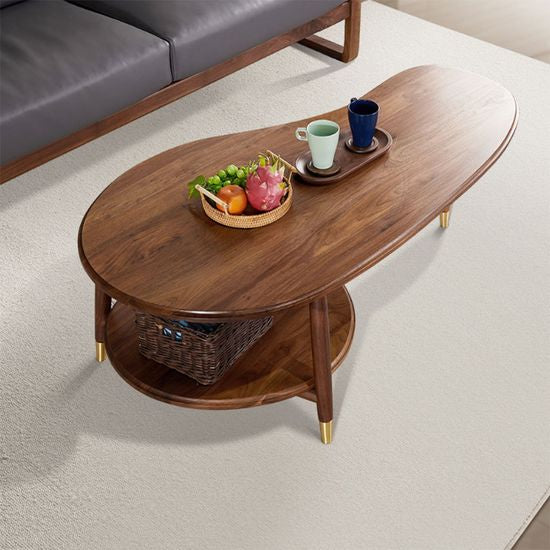 Campa Mango Wood Coffee Table for Living Room