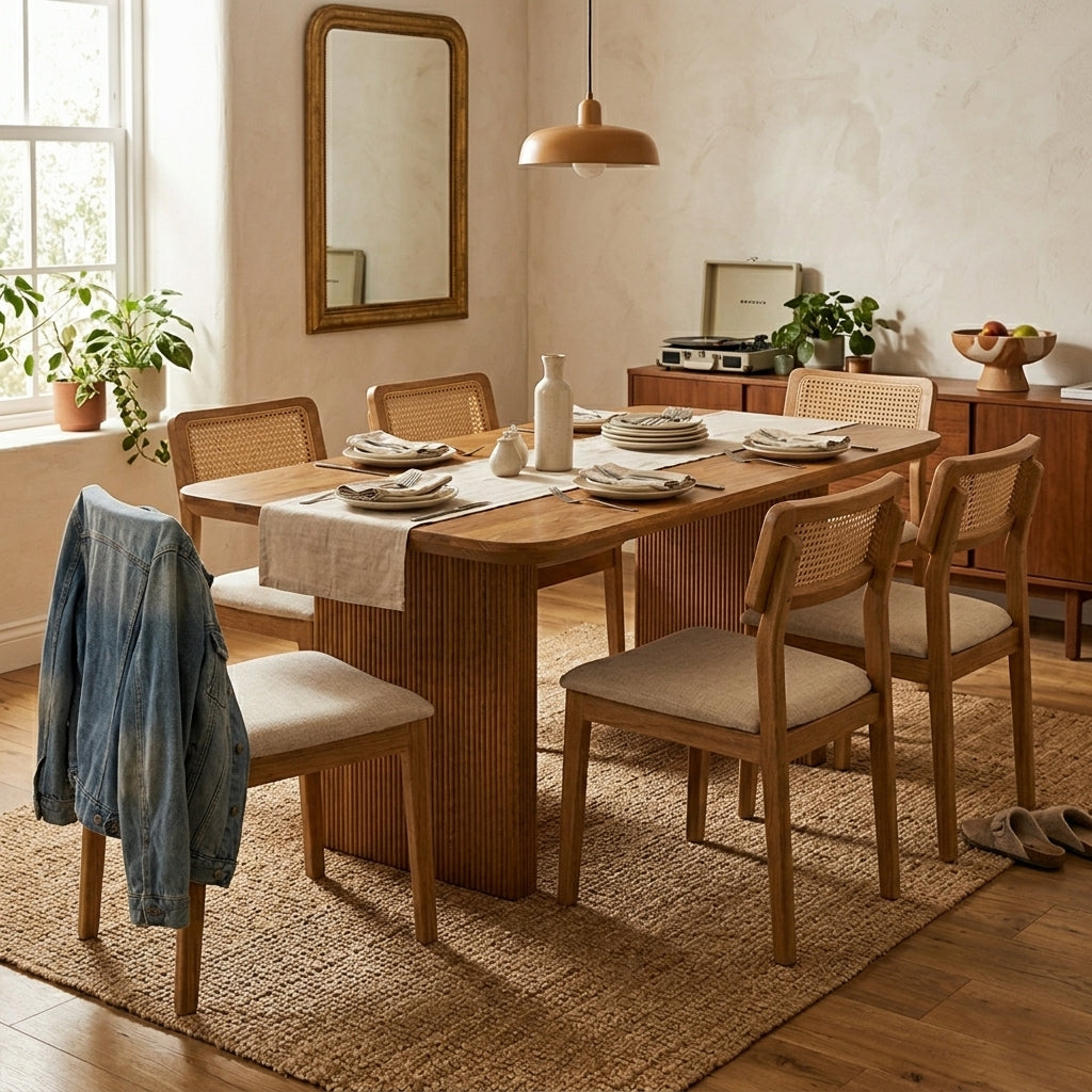 Meadow 6-Seater Dining Table Set