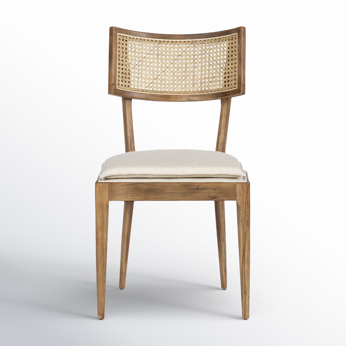 Octavia Rattan Dining Chair |Solid Wood | Natural Finish | Rattan Design