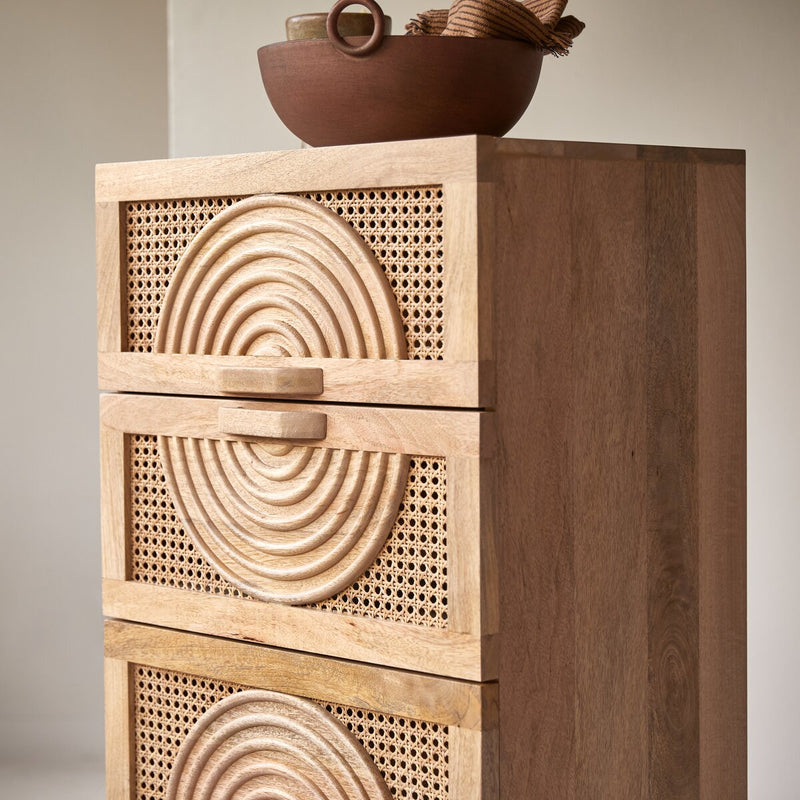 Sina Chest of Drawers in Solid Mango Wood