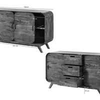 Solid Wood Sideboard for Storage