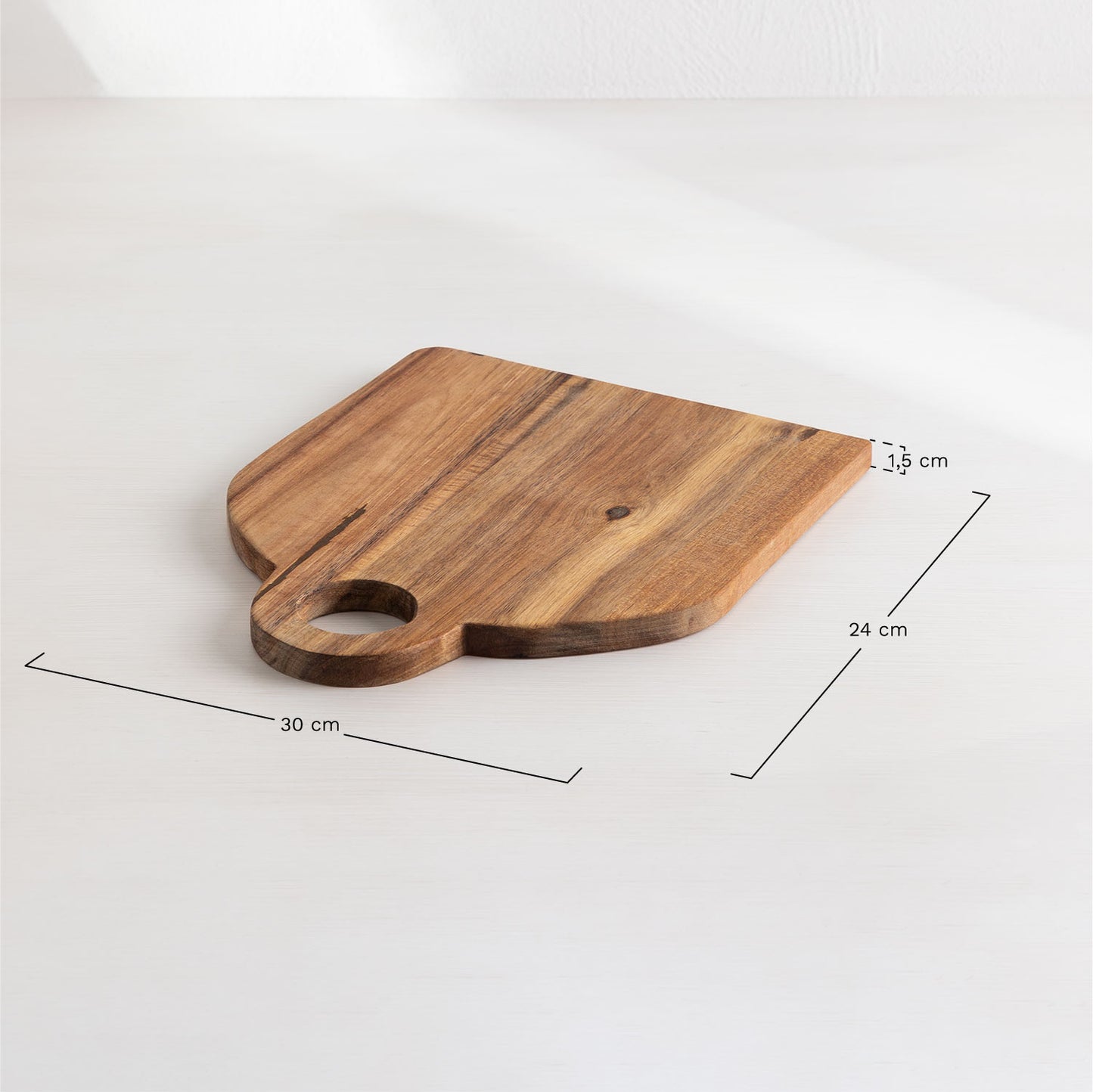 Brook Cutting Board in Acacia Solid Wood | Waterproof| Professional Use |Kitchen Use