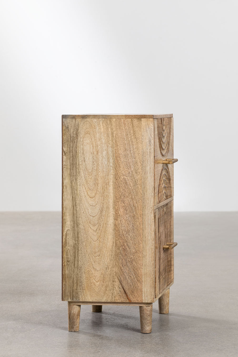 Artisanal Solid Wood Bedside Table