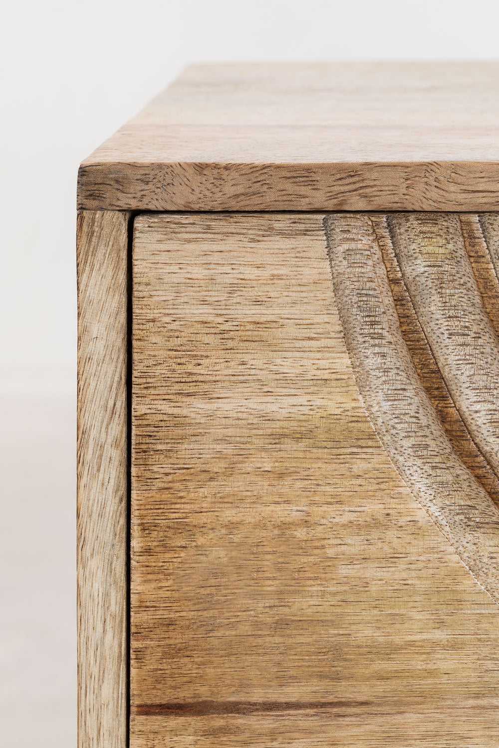 Artisanal Solid Wood Bedside Table