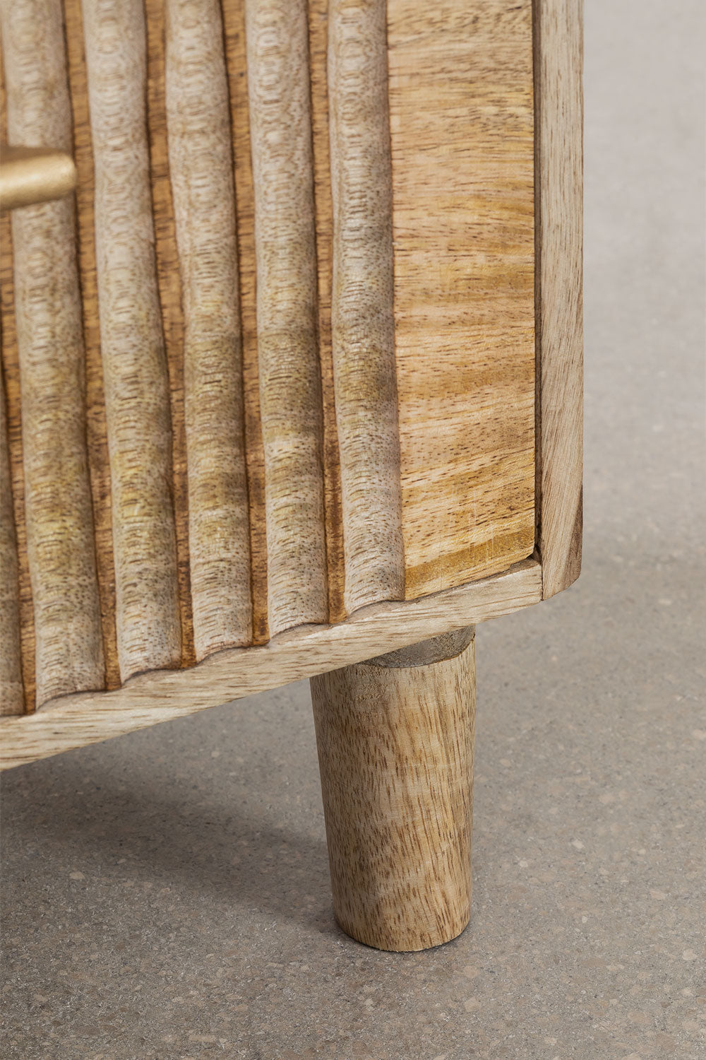 Artisanal Solid Wood Bedside Table