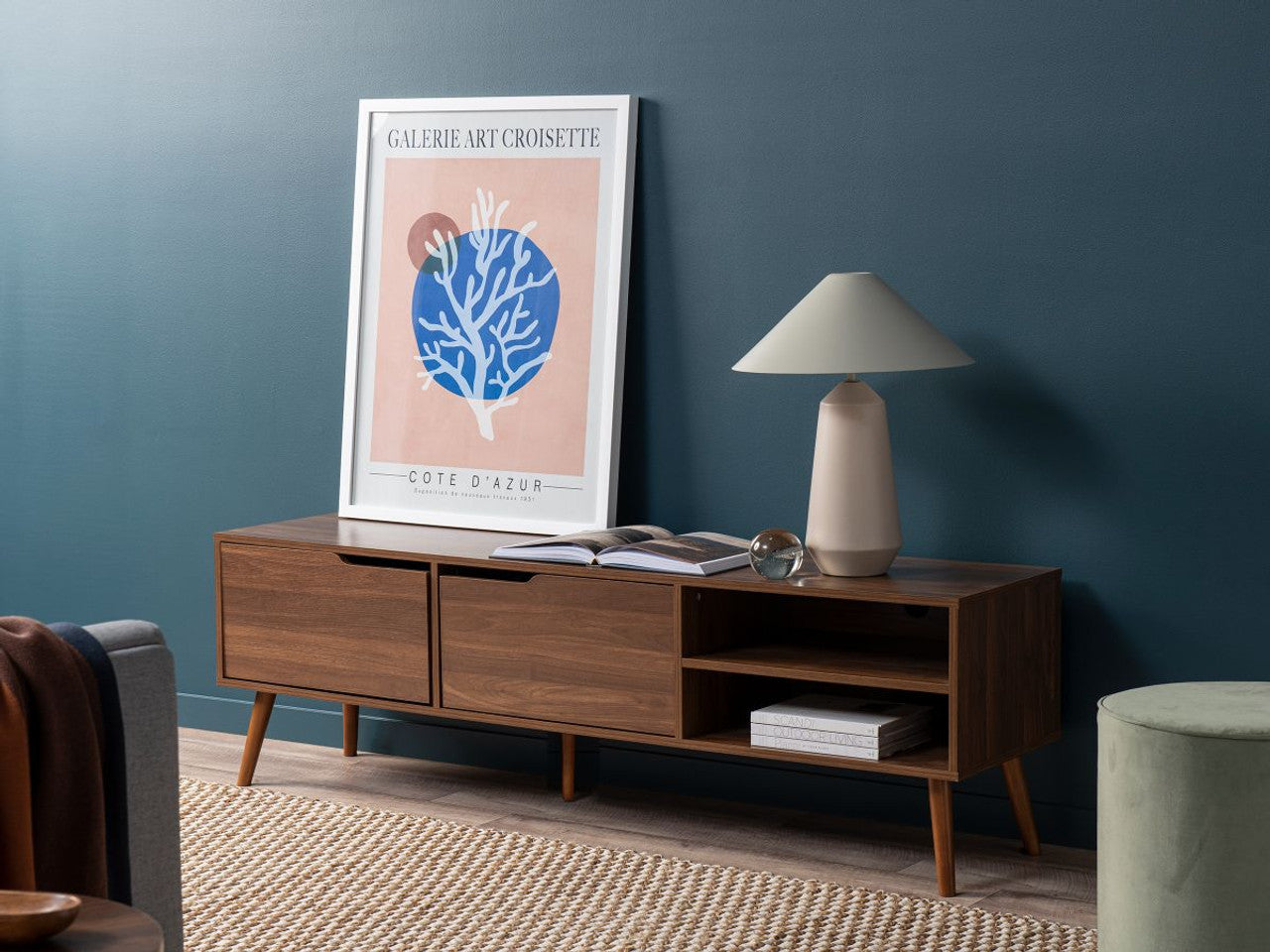 Edmond Solid Wood TV Stand