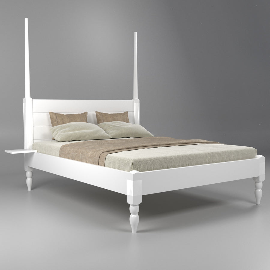 Eros Solid Wood Poster Bed