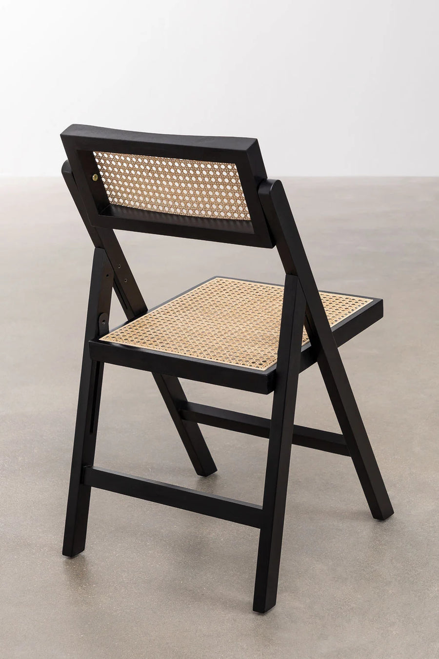 Acacia Wood Rattan Dining Chair