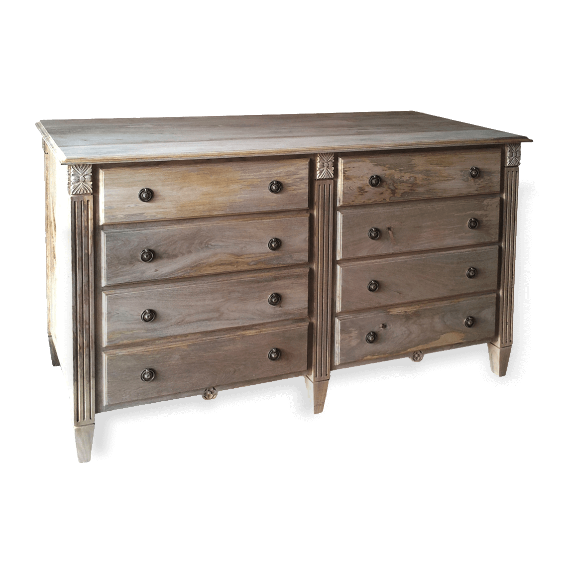 Natural Solid Wood Chest of Drawers