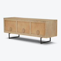 Rattan Solid Wood TV Stand