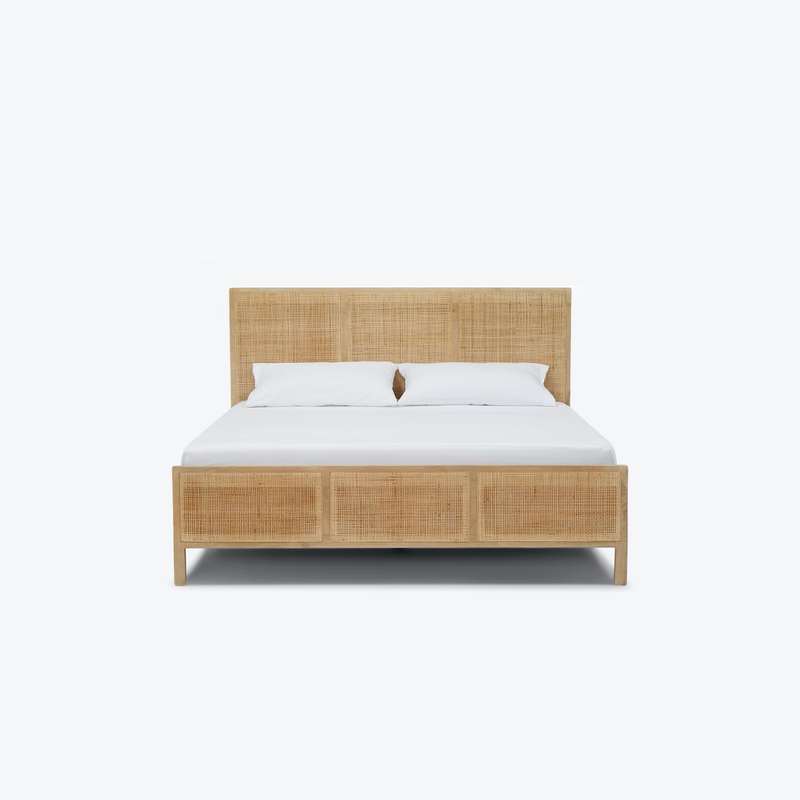 Rattan Wooden Bed