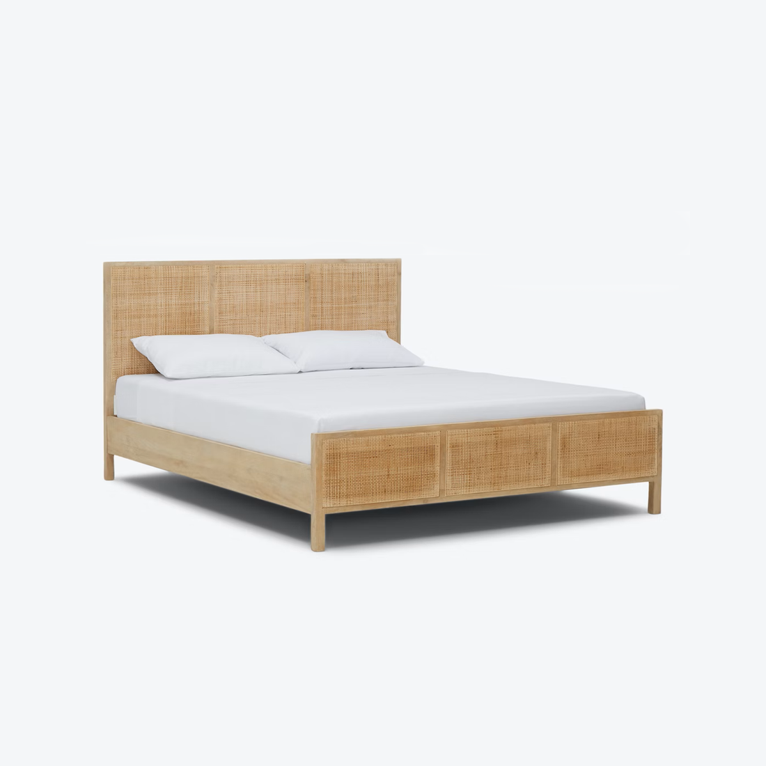 Rattan Wooden Bed