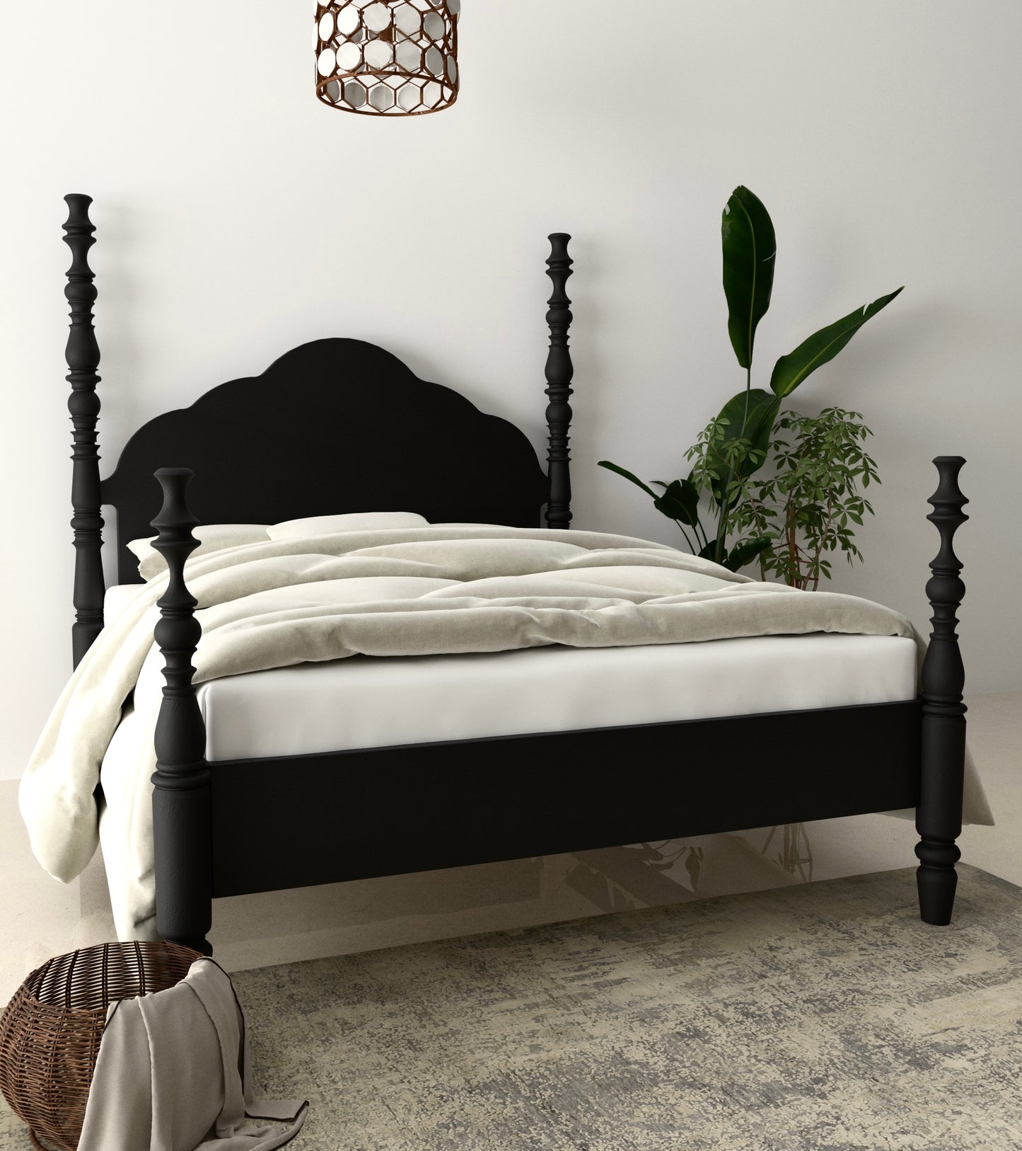 Sheesham Wood Poster Bed