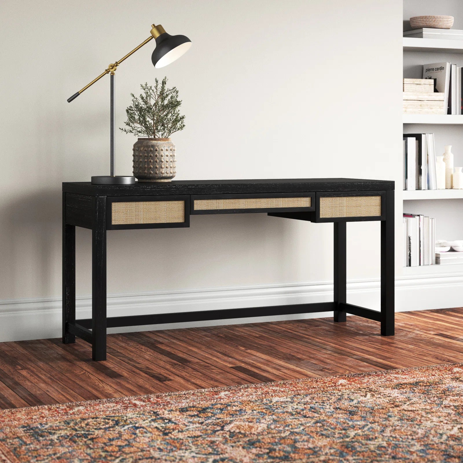 Solid Rattan Study Table – Chuk Chuk Villa