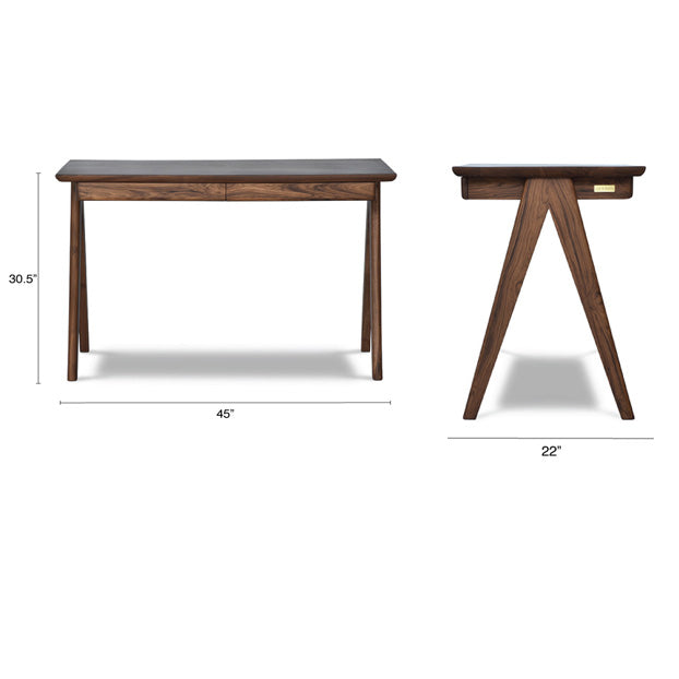 Solid Wood Study Table with Chair - Chuk Chuk Villa
