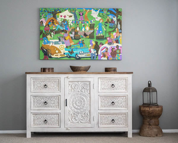 Whimsy White Sideboard