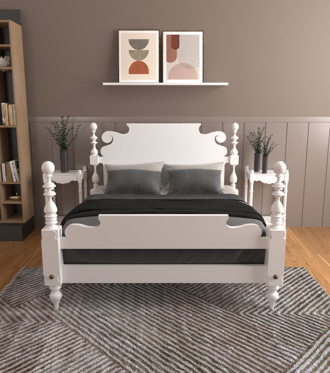 Beyonce Solid Wood Bed