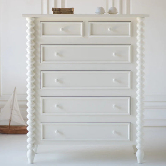 Mora Spindle Chest of Drawer-Tallboy