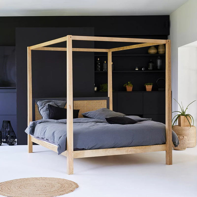 Retreat Solid Wood Four-Poster Bed
