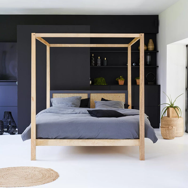 Retreat Solid Wood Four-Poster Bed