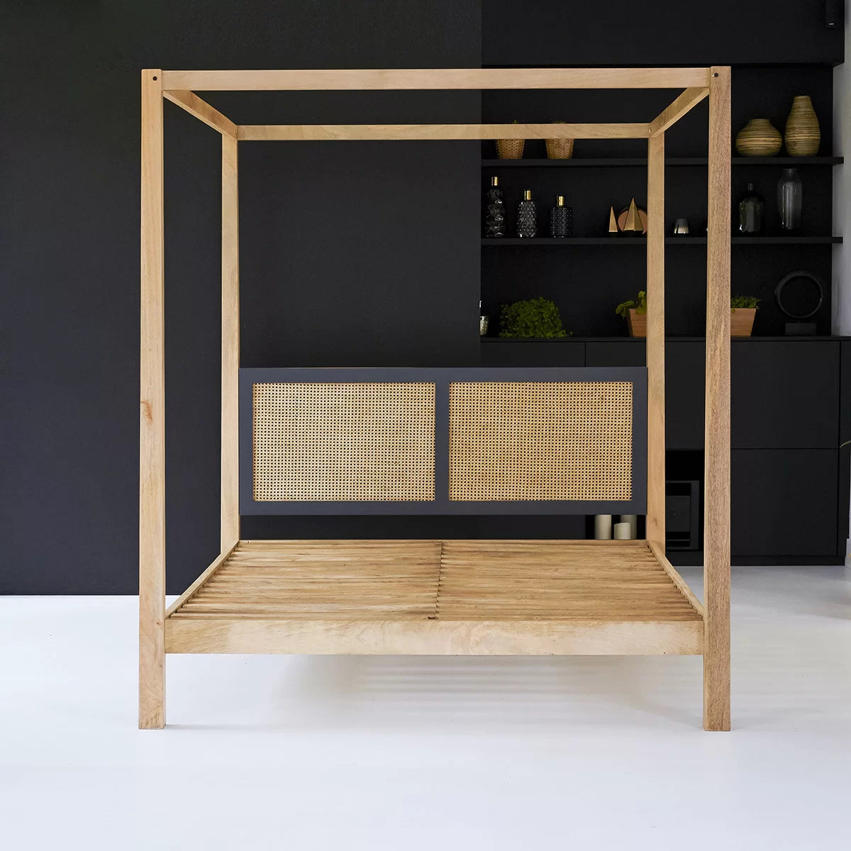 Retreat Solid Wood Four-Poster Bed