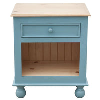 Seaside Bedside Table-Open Shelf